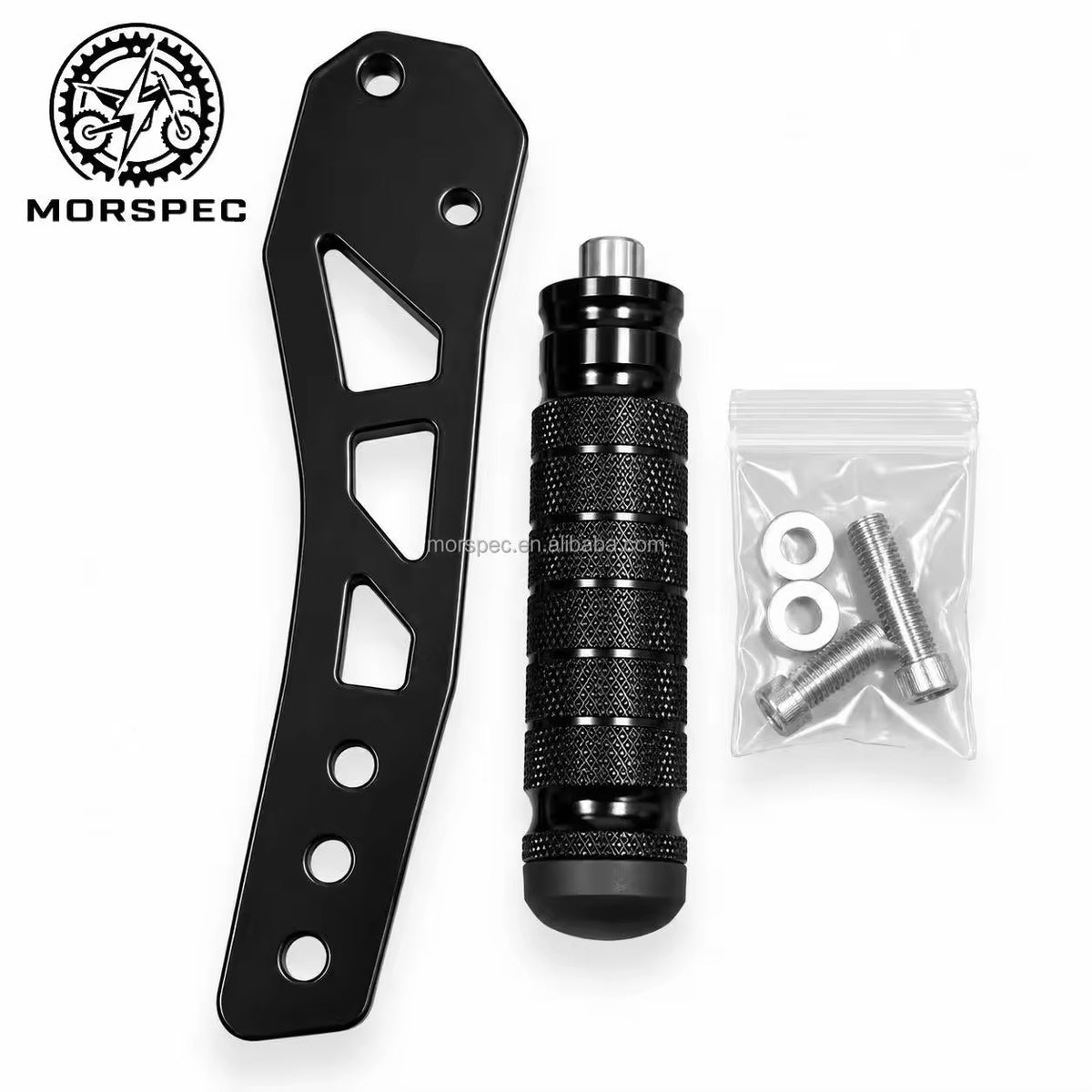 Shift Lock CNC z podnóżkiem – czarny aluminiowy