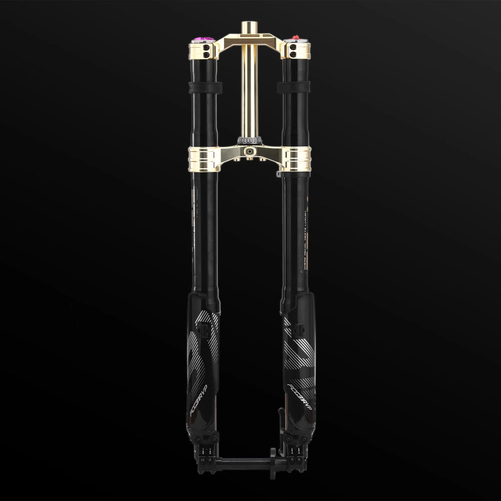 Rfloxa Hawk 31 Max Gold - detal triple clamp