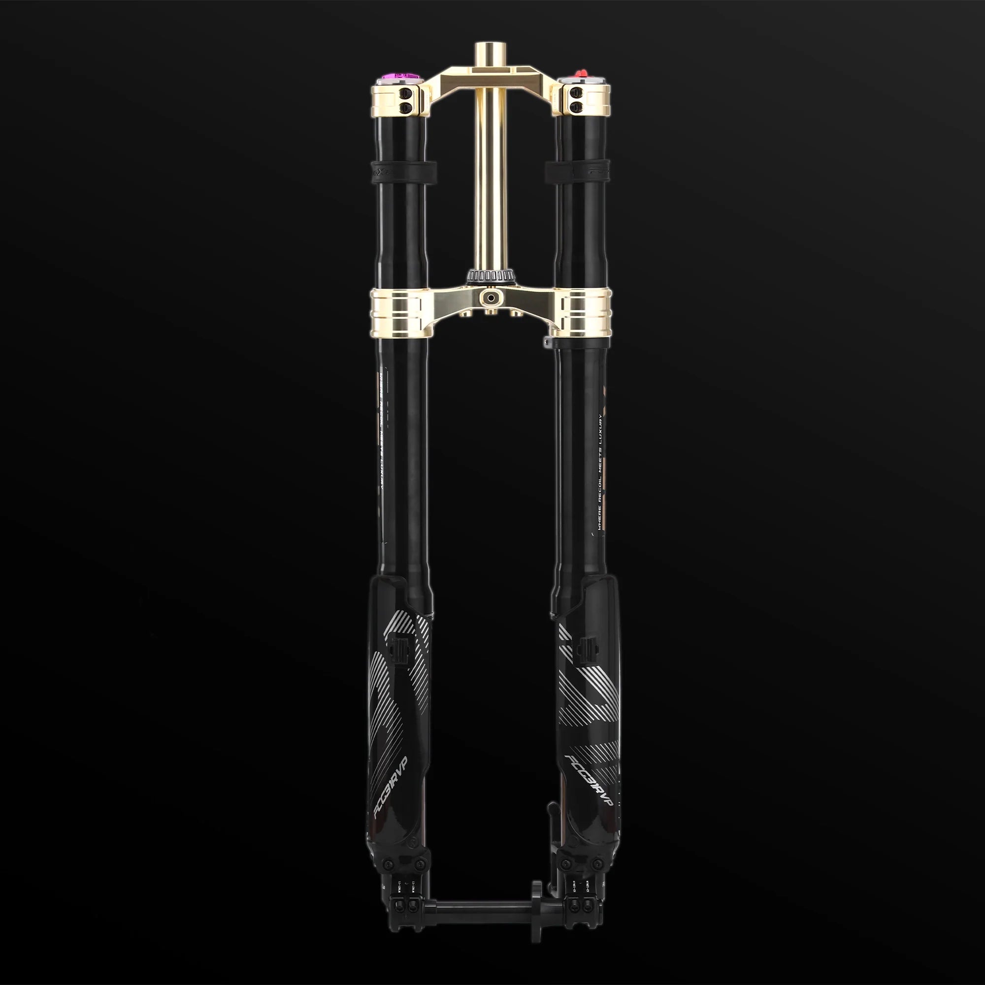 Rfloxa Hawk 31 Max Gold - detal triple clamp